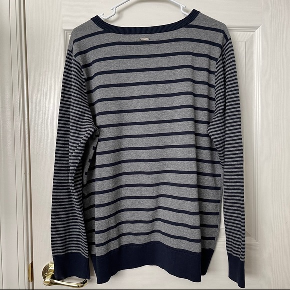 Nautica Crew Neck XXL Navy & Blue Sweater - Picture 7 of 12